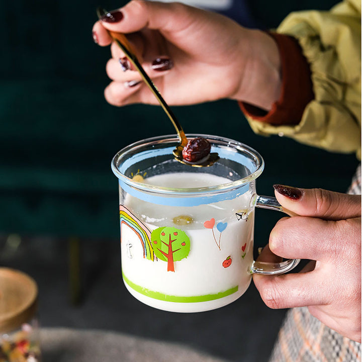 Women’s creative drinking cup with colorful design Stornfield