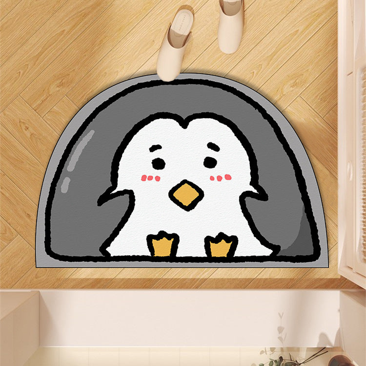 Whale-Shaped Decorative Area Mat