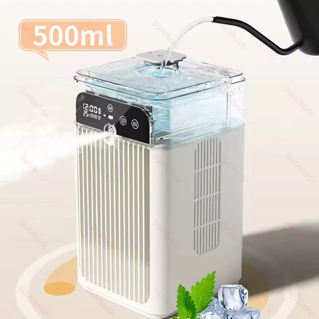 Unisex One Size Portable Evaporative Cooling Tower with Spray Humidifier High-Performance Battery and Multi-Stage Motor Stornfield