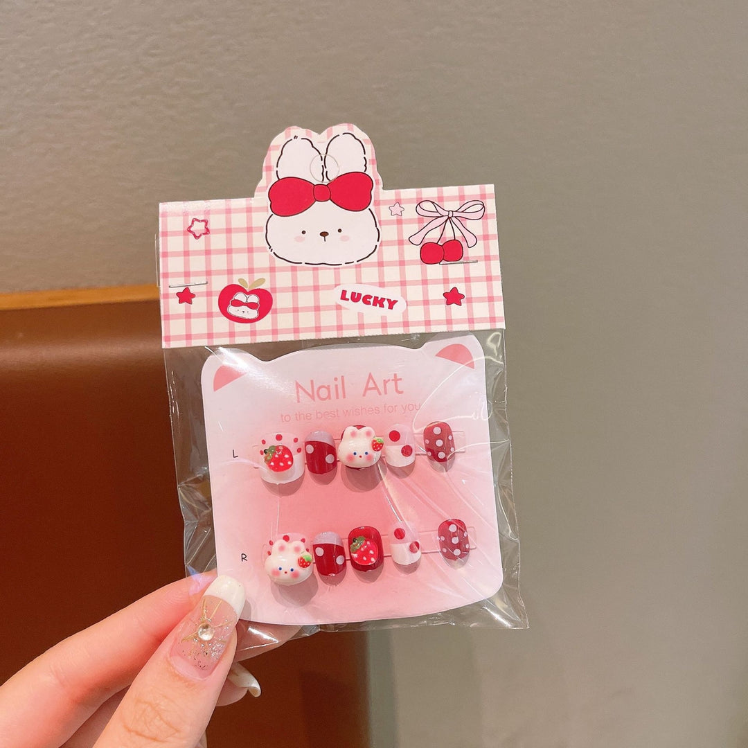 Artificial nails with sweet character design Stornfield