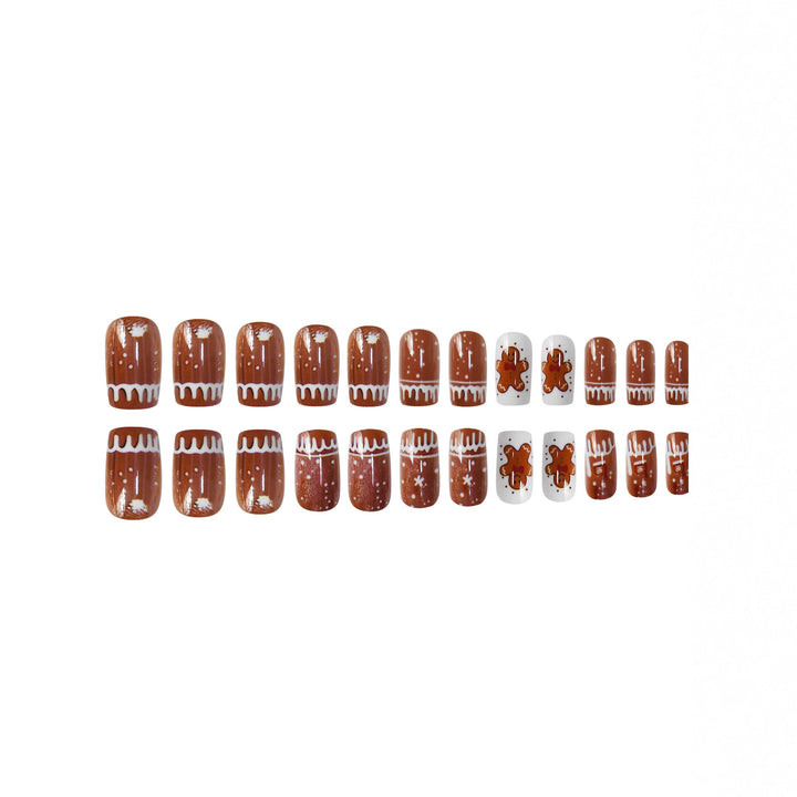 Decorative Glittery Star-Accented Press-On Nail Set Stornfield