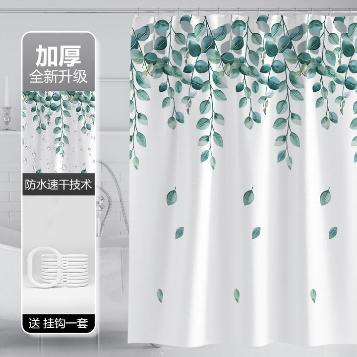 Women's Botanical-Themed Shower Curtain Stornfield