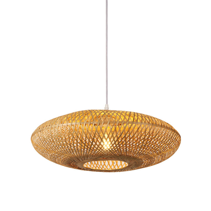 Woven Bamboo Ceiling Lamp