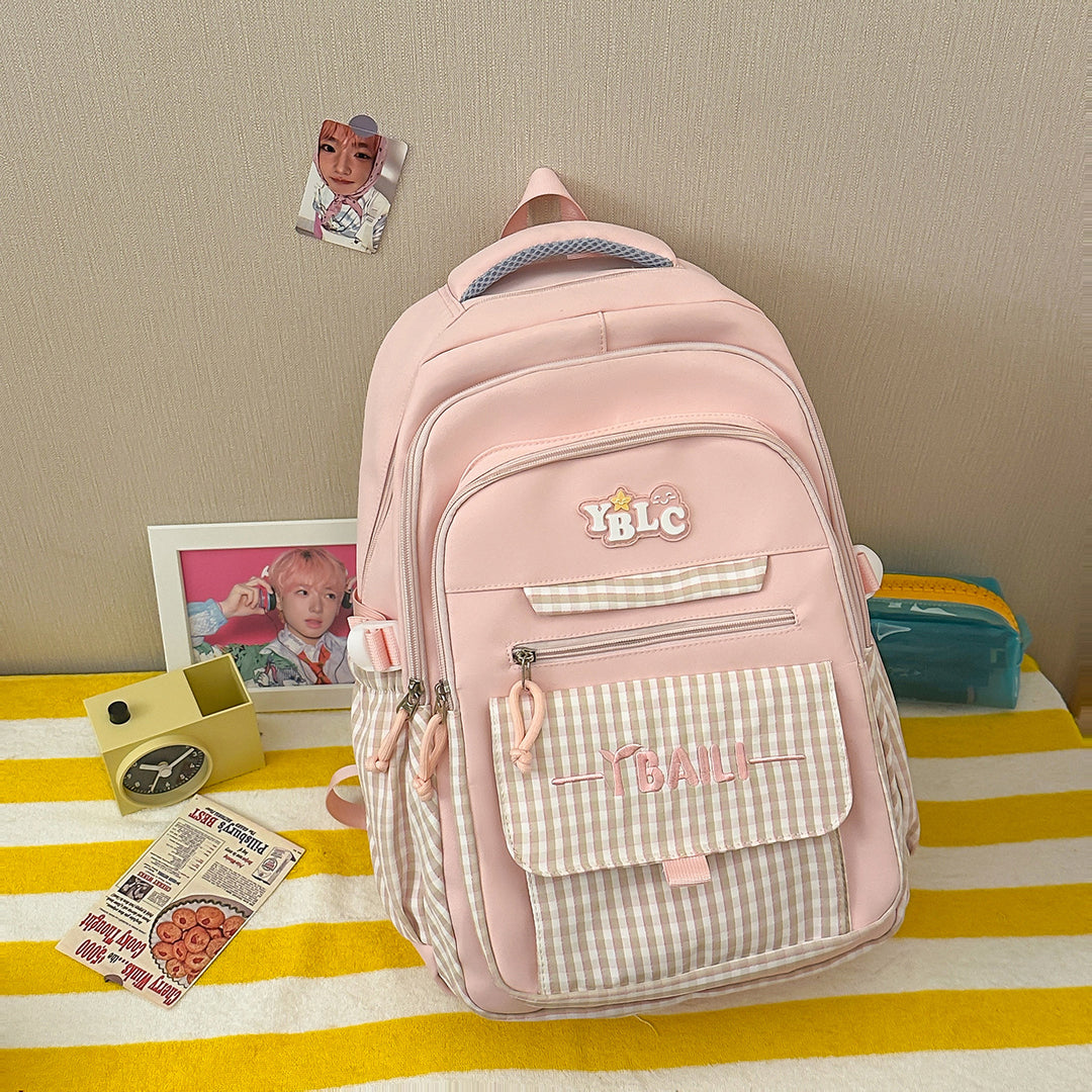 Stylish Checked Backpack Stornfield
