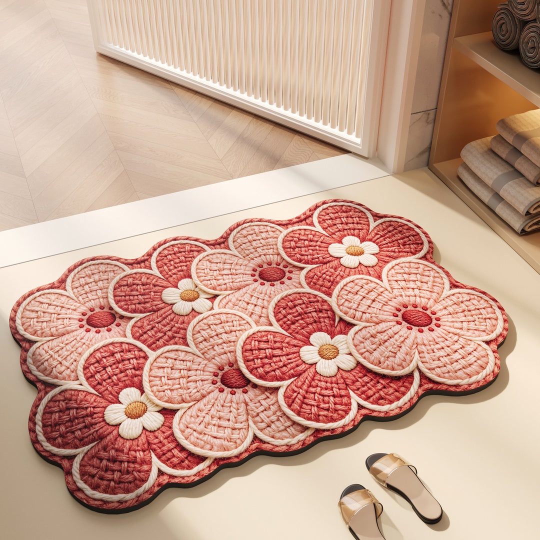 Floral Decorative Area Rug for Home