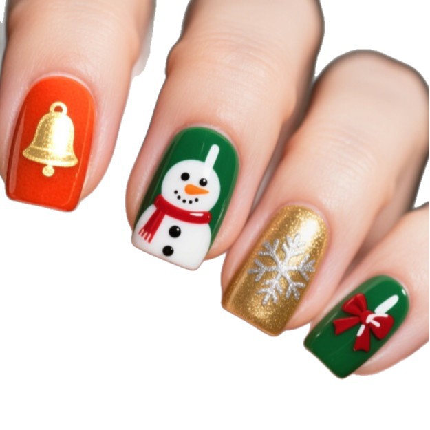 Creative Themed Press-On Nail Art Stornfield