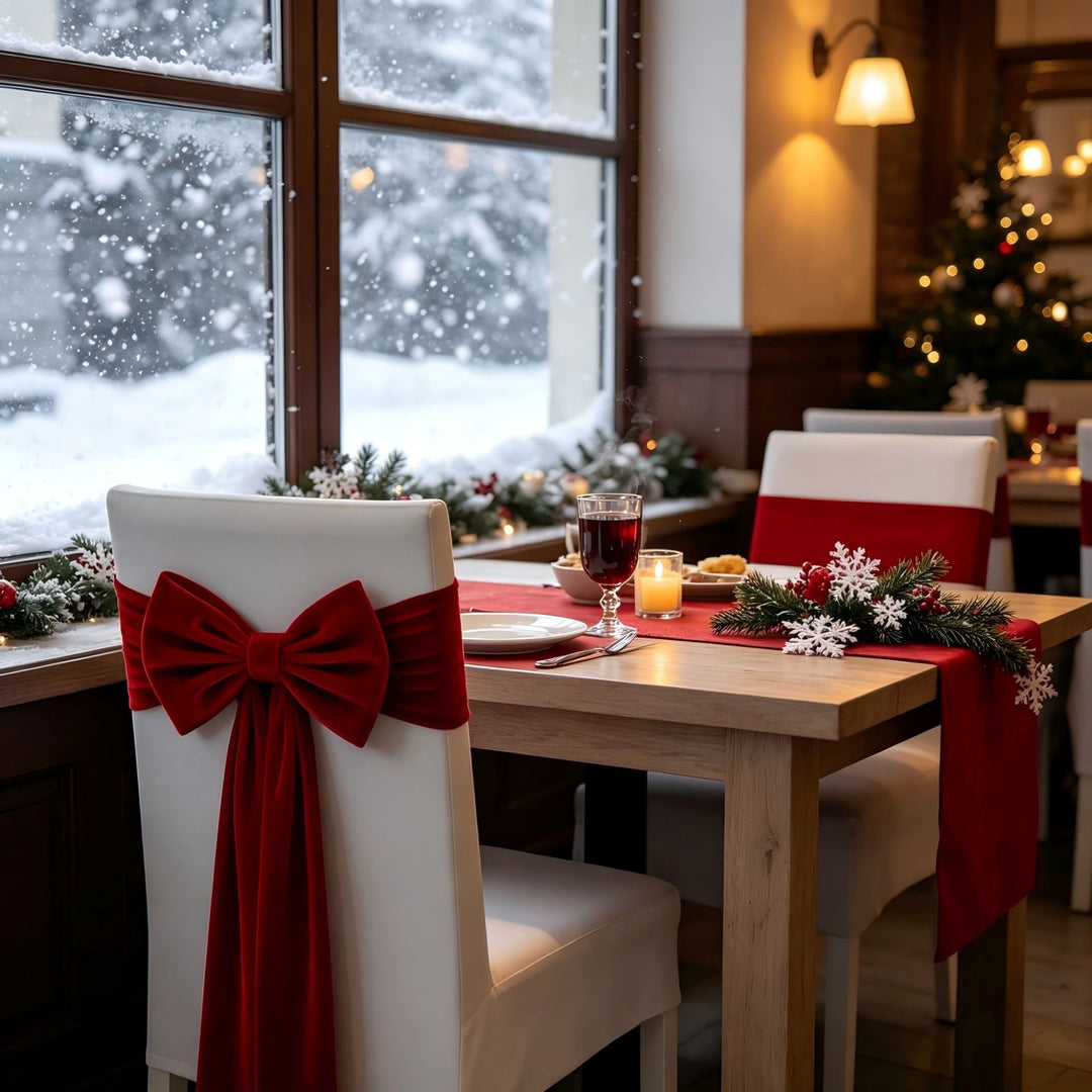 Chair bows decoration