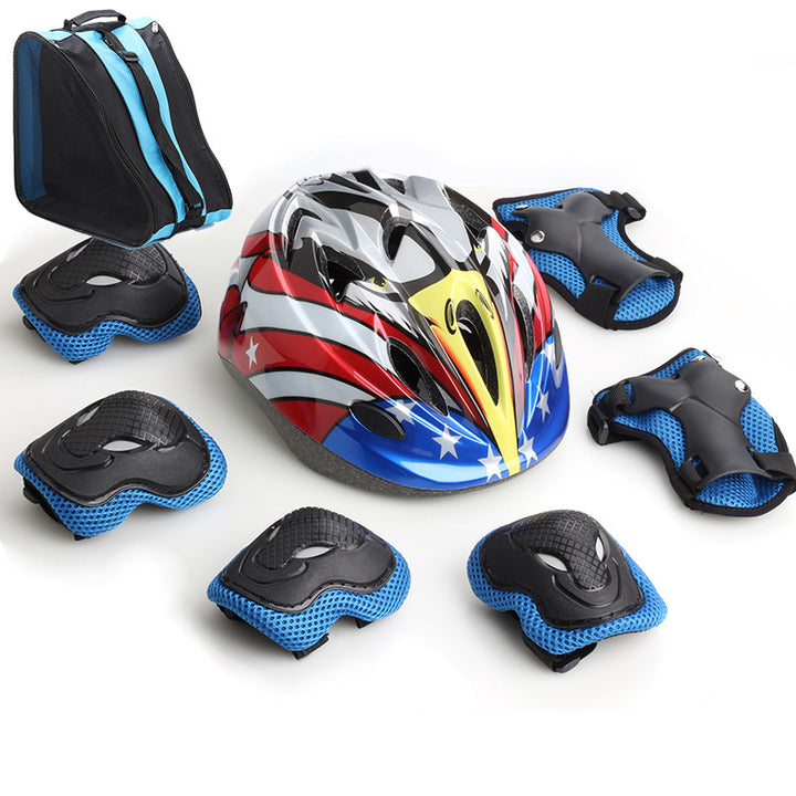 Safety Helmet and Protective Gear Set Stornfield