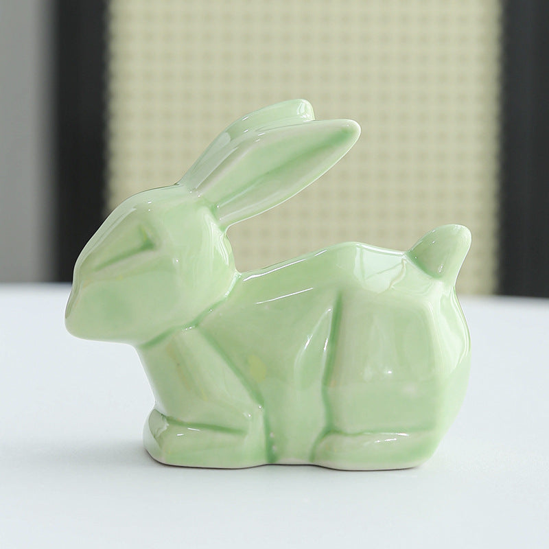 Decorative Ceramic Bunny Sculpture Stornfeild