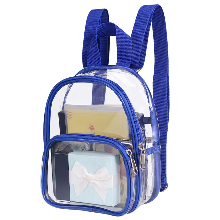 Unisex transparent backpack with multiple compartments Stornfield