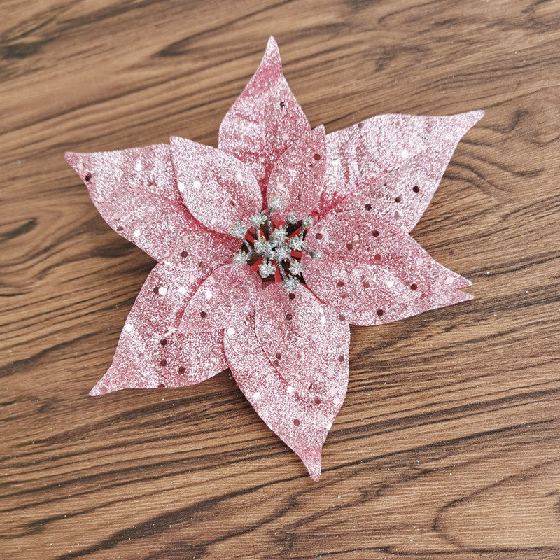Glittering Decorative Flower Ornament Stornfield