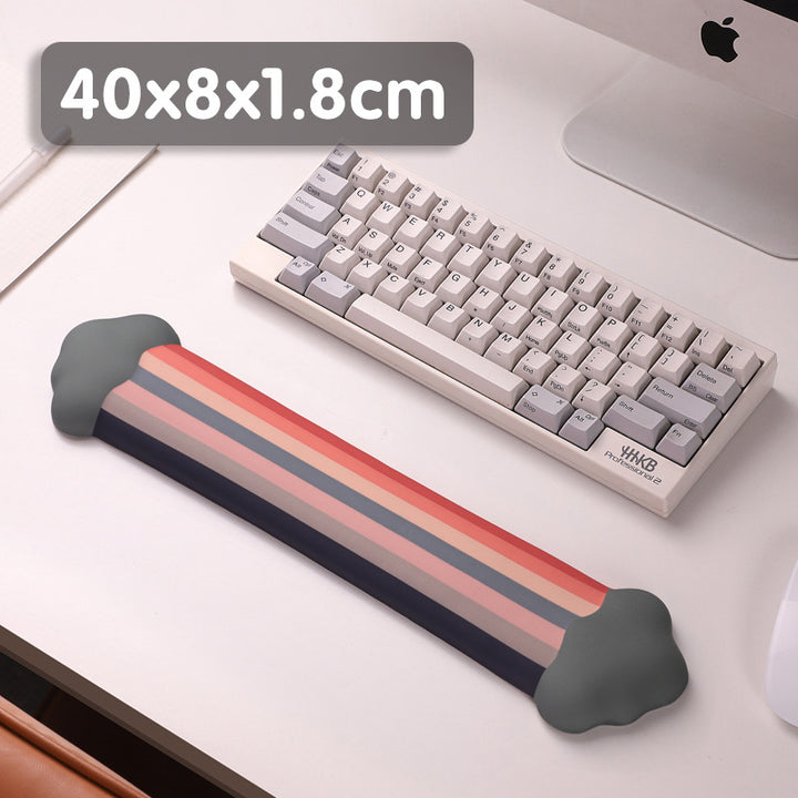 Rainbow-Themed Gel Mouse Pad