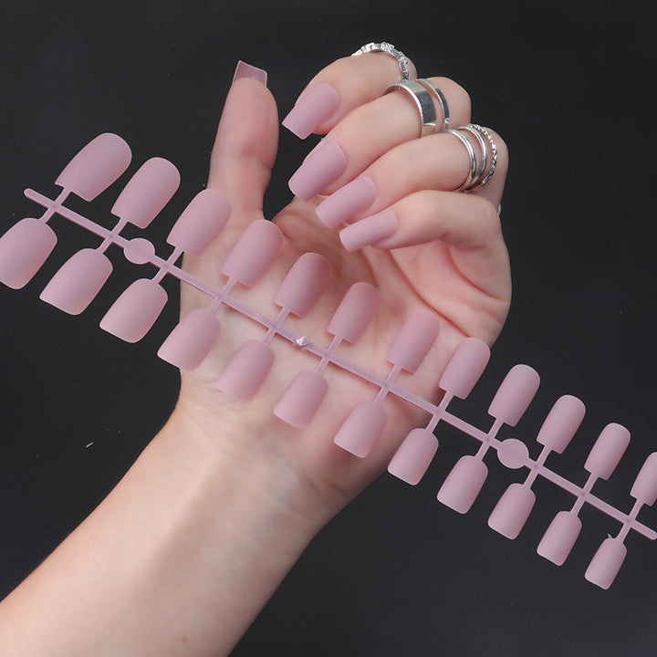 Matte Finish Press-On Nail Set Stornfield