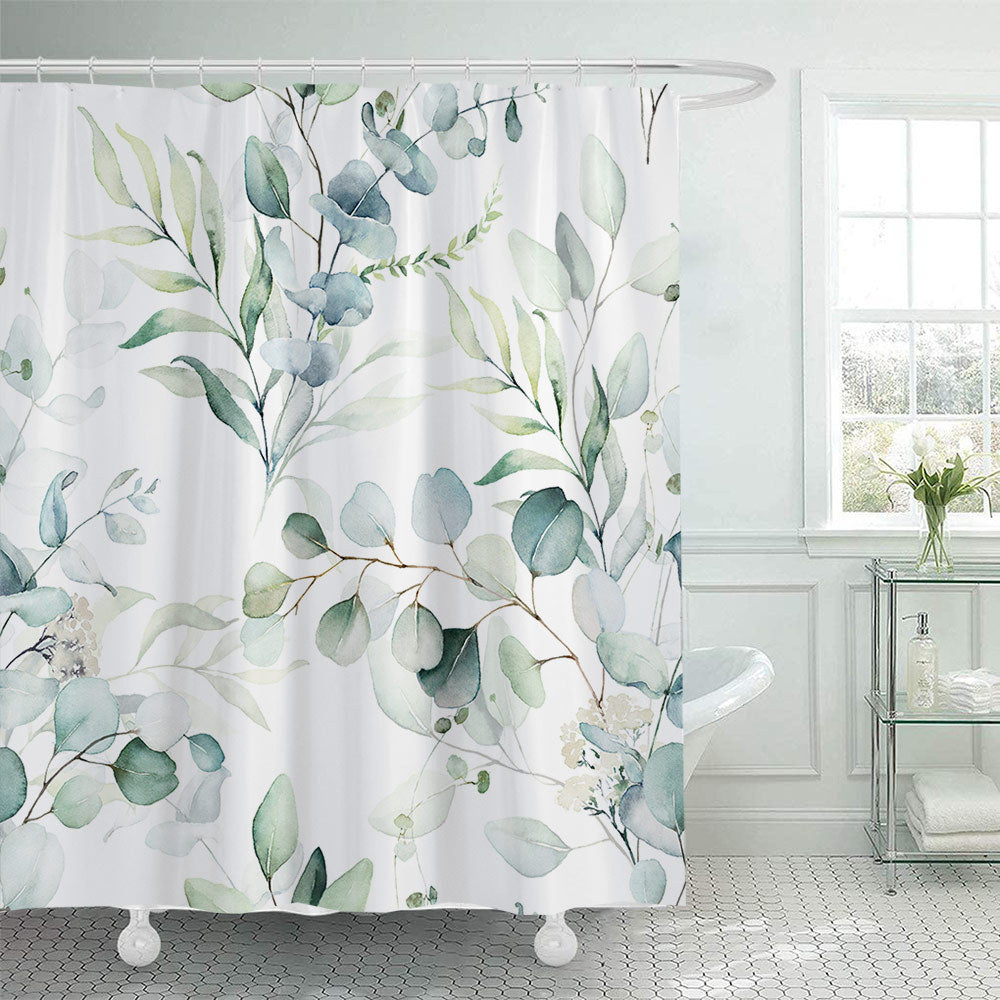 Tropical Botanical Shower Curtain Stornfield