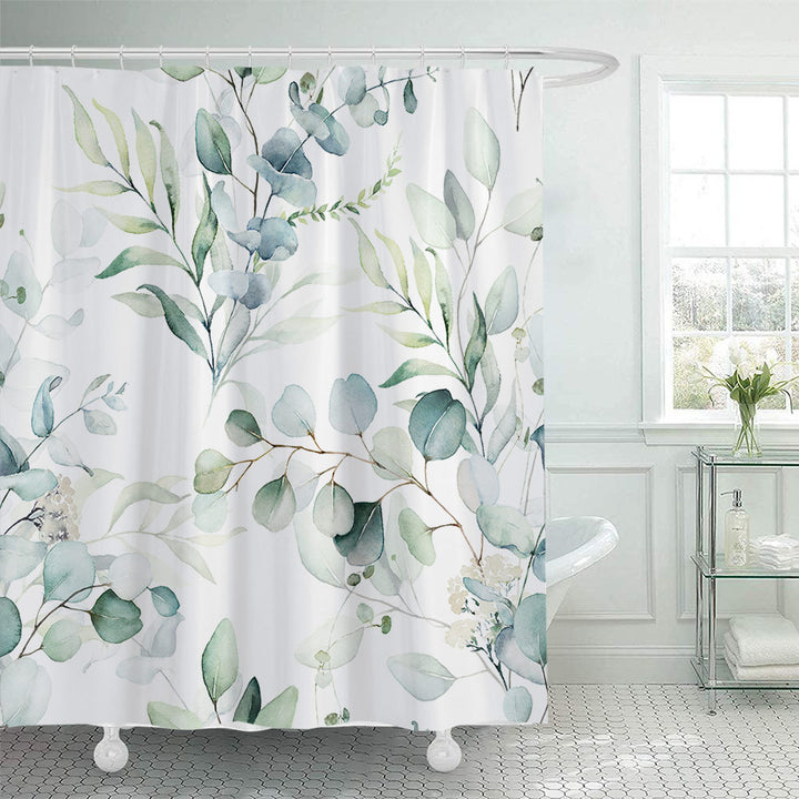 Tropical Botanical Shower Curtain Stornfield