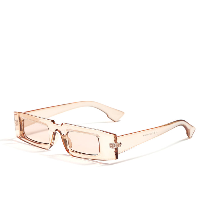 Women's fashionable geometric sunglasses with transparent frame and polarized lenses Stornfield