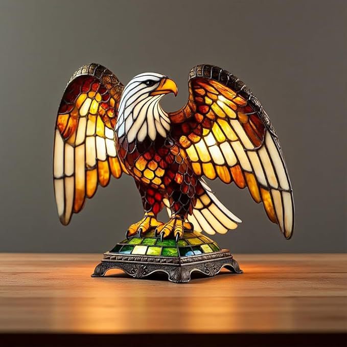 Home Decor Artisanal Eagle Lamp Stornfield