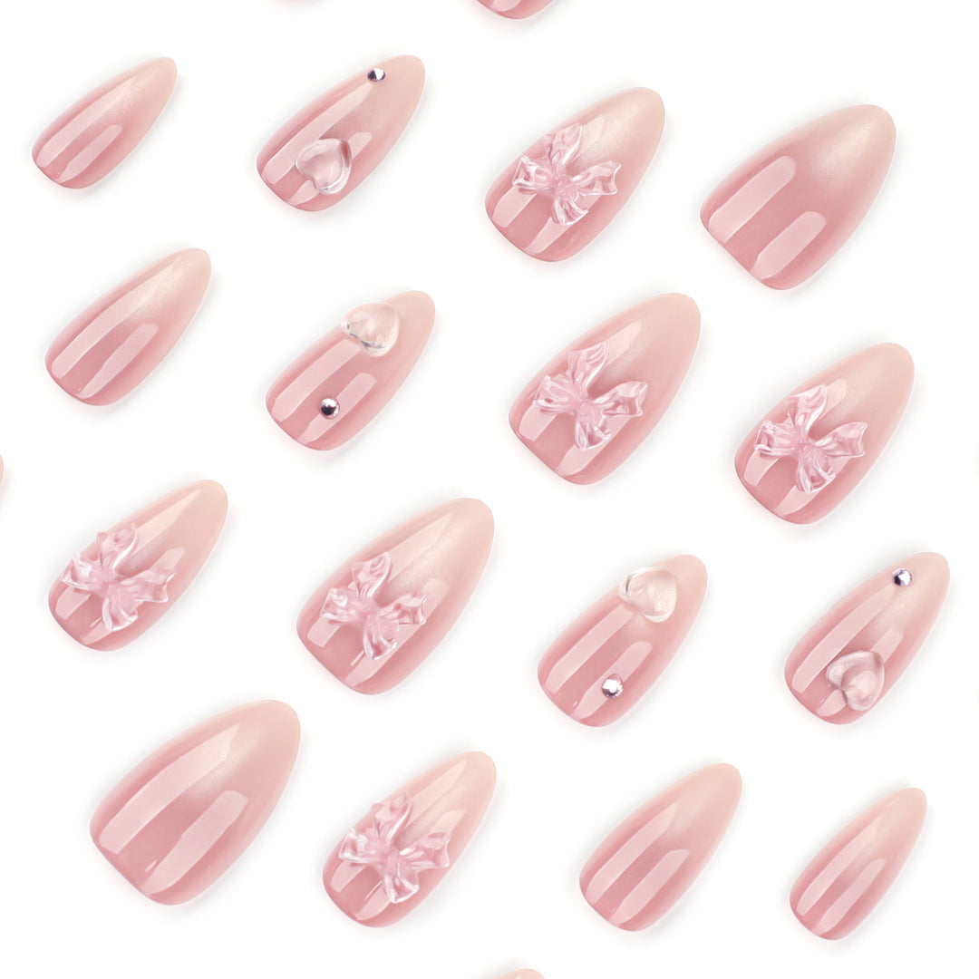 Artful stiletto nails with floral design and glitter accents Stornfield