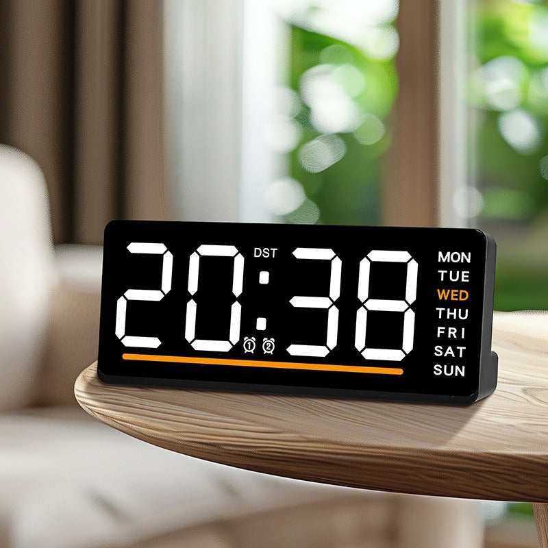 Digital wall clock with LED display Stornfield