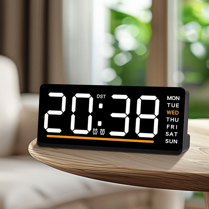 Digital wall clock with LED display Stornfield