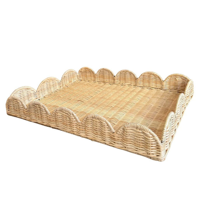 Decorative Woven Serving Tray Stornfield