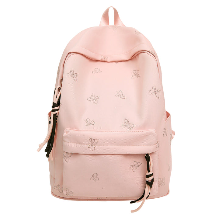Butterfly Emblem Decorated Backpack Stornfield