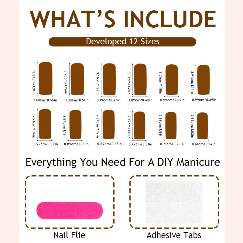 Artificial nail set with luxurious accents and elegant designs Stornfield