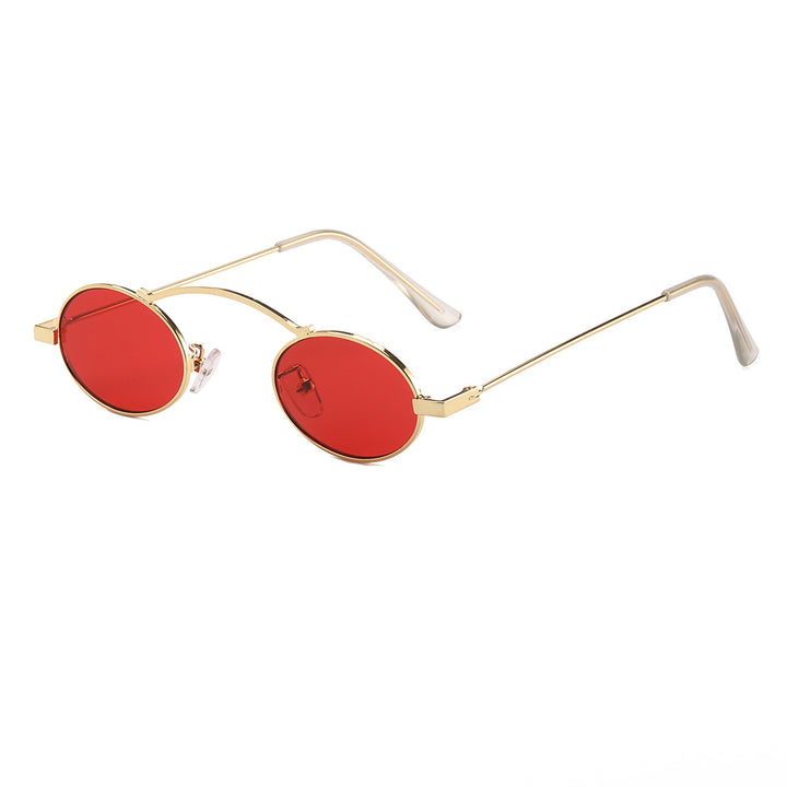 Women’s fashionable sunglasses with a unique circular frame and distinctive lenses Stornfield