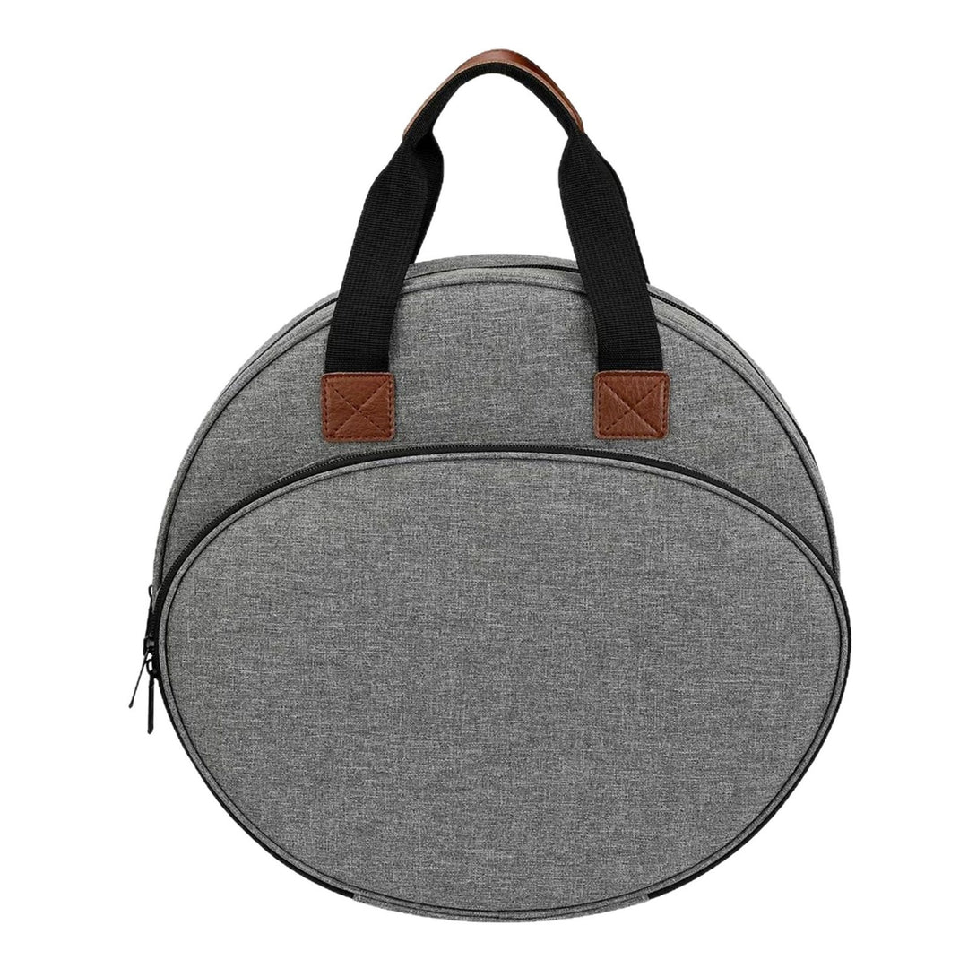 Round Tote Bag with Practical Two-Way Zipper Stornfield