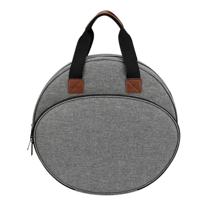 Round Tote Bag with Practical Two-Way Zipper Stornfield
