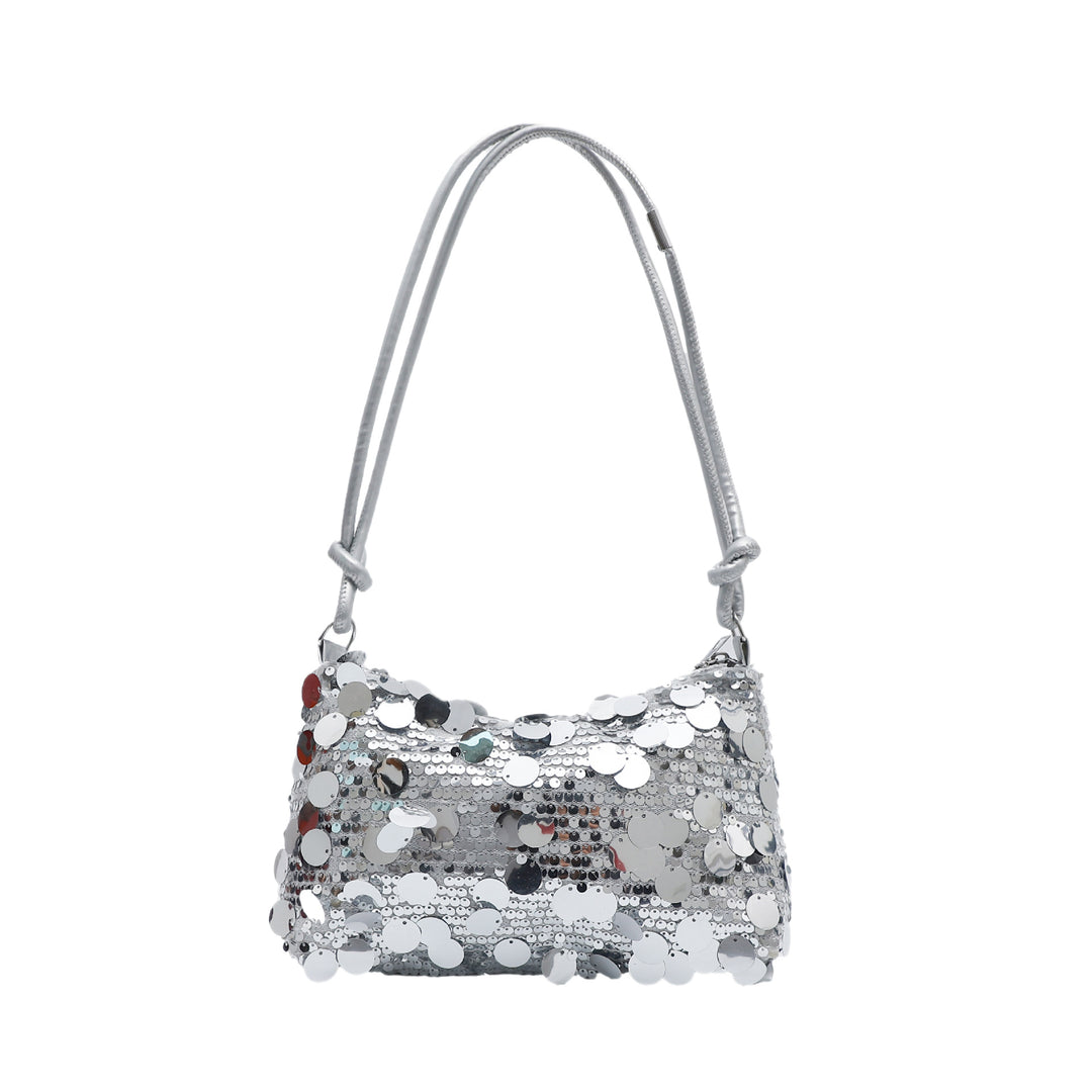 Sequin-Embellished Evening Handbag