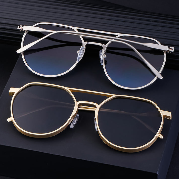 Ladies fashionable sunglasses in stylish round design Stornfield
