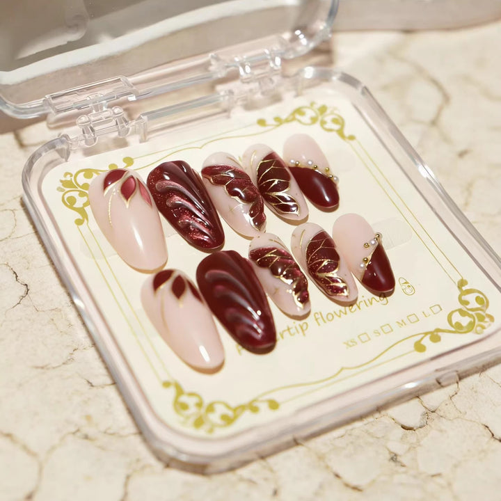 Decorative Press-On Nail Art Extensions Stornfield
