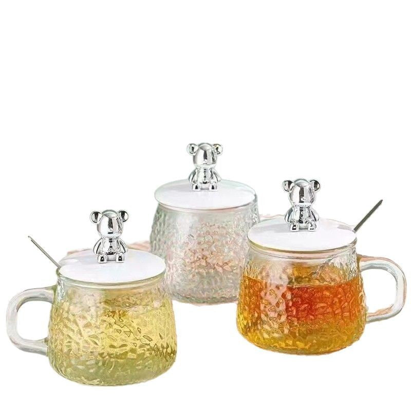 Women's tea cups with decorative lid and spoon Stornfield