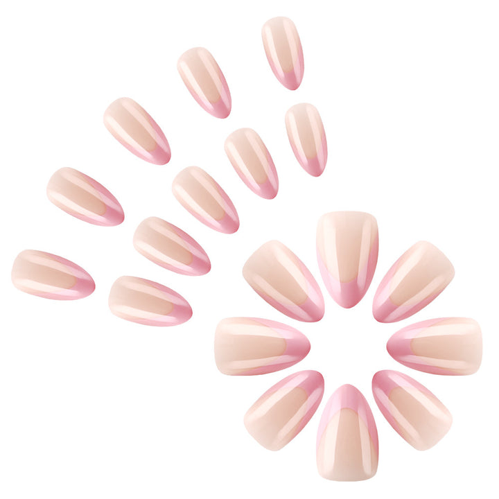 Elegant French Tip Gel Nail Art Stornfield