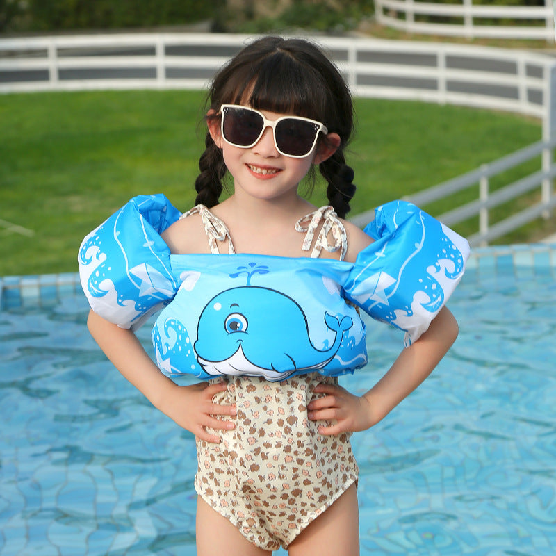 Women's Inflatable Swim Aid with Colorful Flamingo Design Stornfield