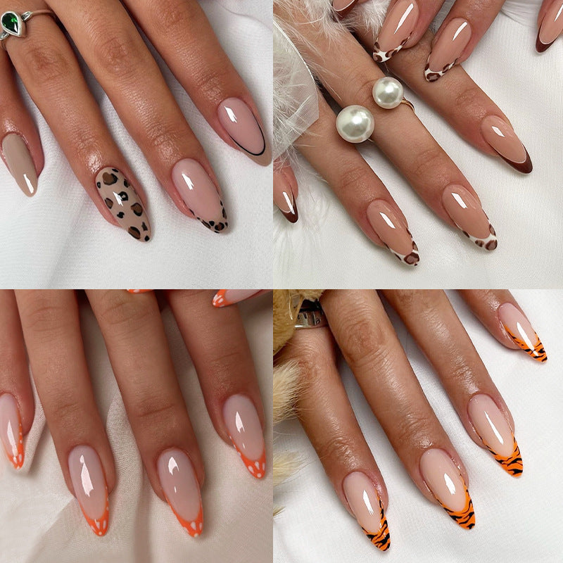 Decorative Stiletto Press-On Nail Set Stornfield