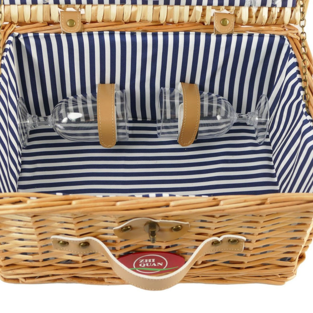 Women’s picnic basket with integrated dish set Stornfield