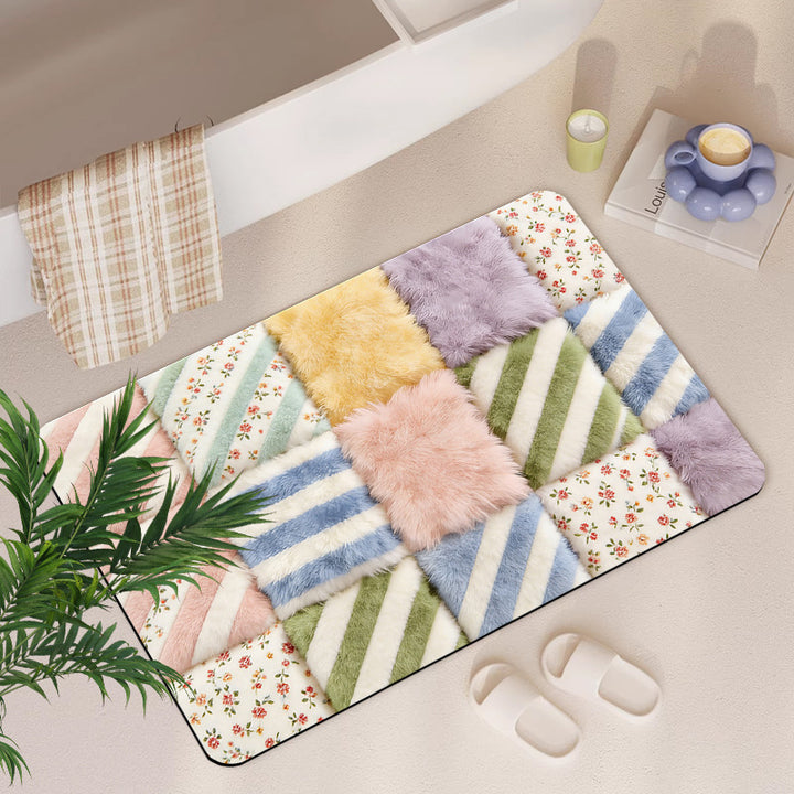 Plush Textured Area Mat