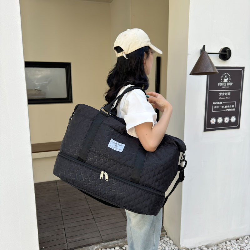 Stylish Quilted Travel Duffel Stornfield