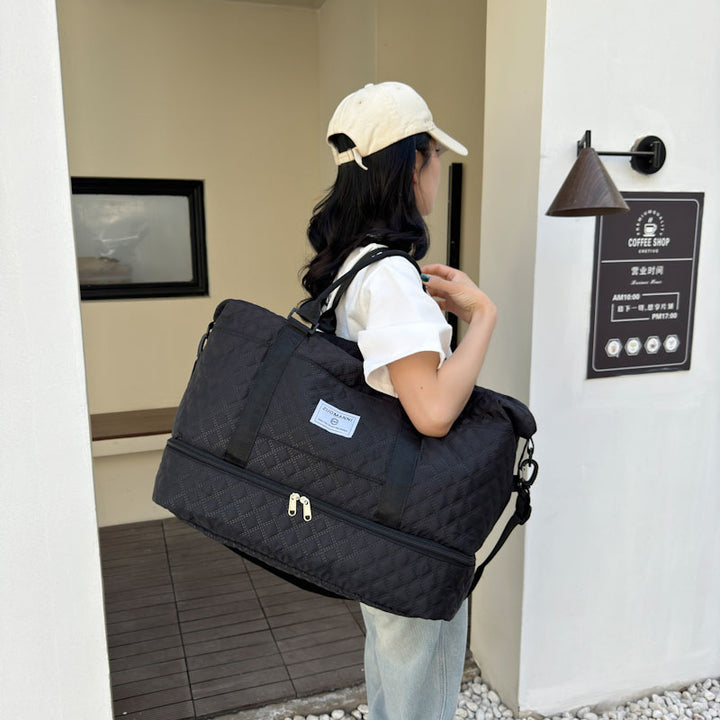 Stylish Quilted Travel Duffel Stornfield