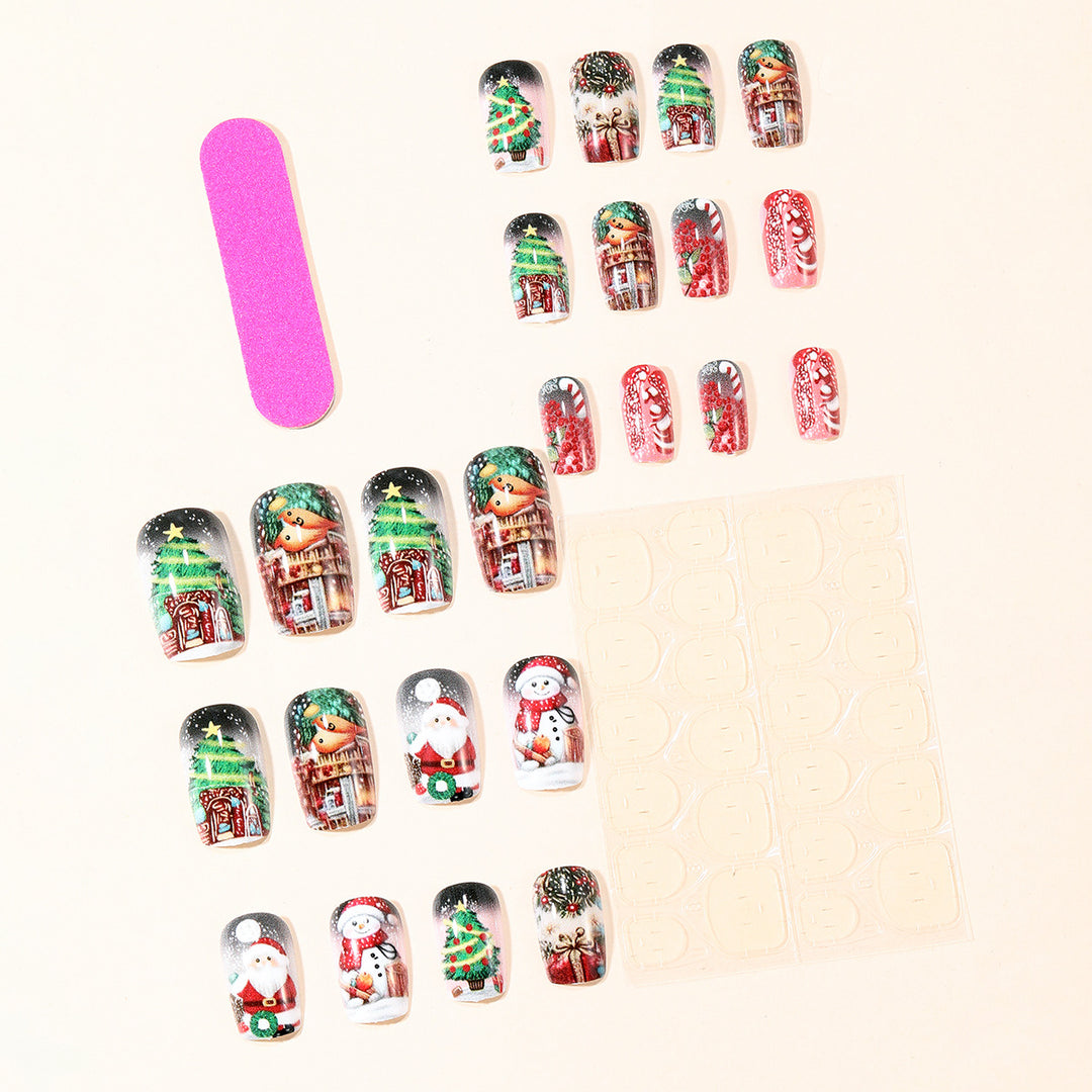 Festive 3D Christmas Nail Art Extensions Stornfield