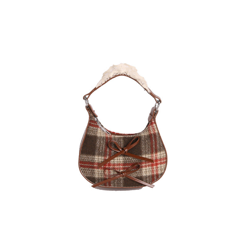 WoStylish Plaid Patterned Handbag Stornfield