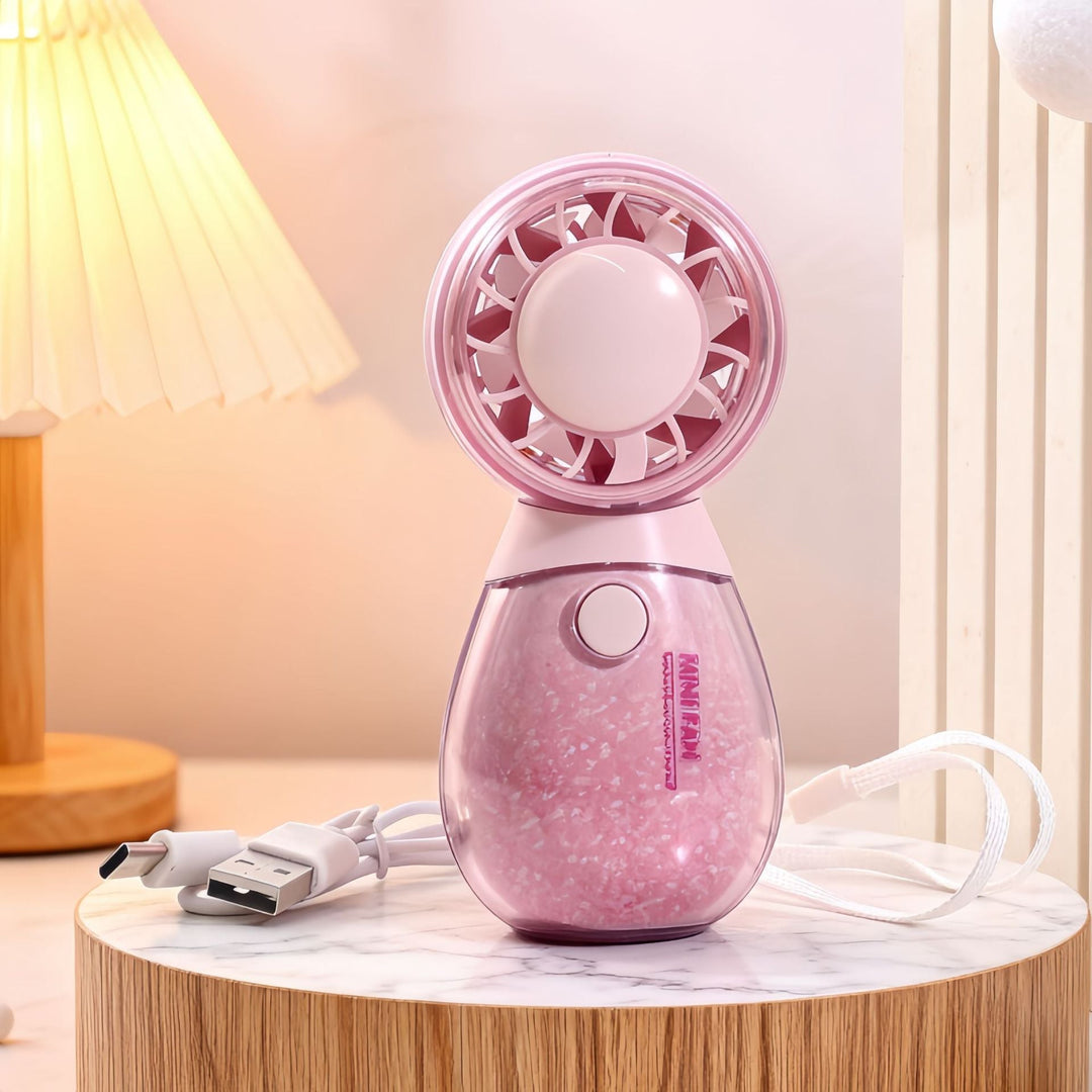 Women Portable Hand Fan with Unique Cat Design Stornfield