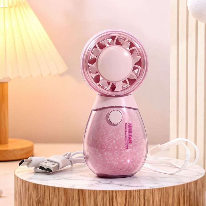 Women Portable Hand Fan with Unique Cat Design Stornfield