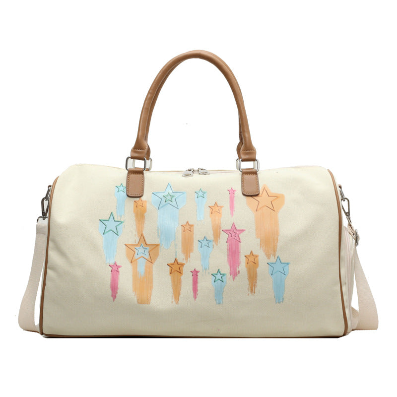 Stylish Star Print Weekend Duffle Bag