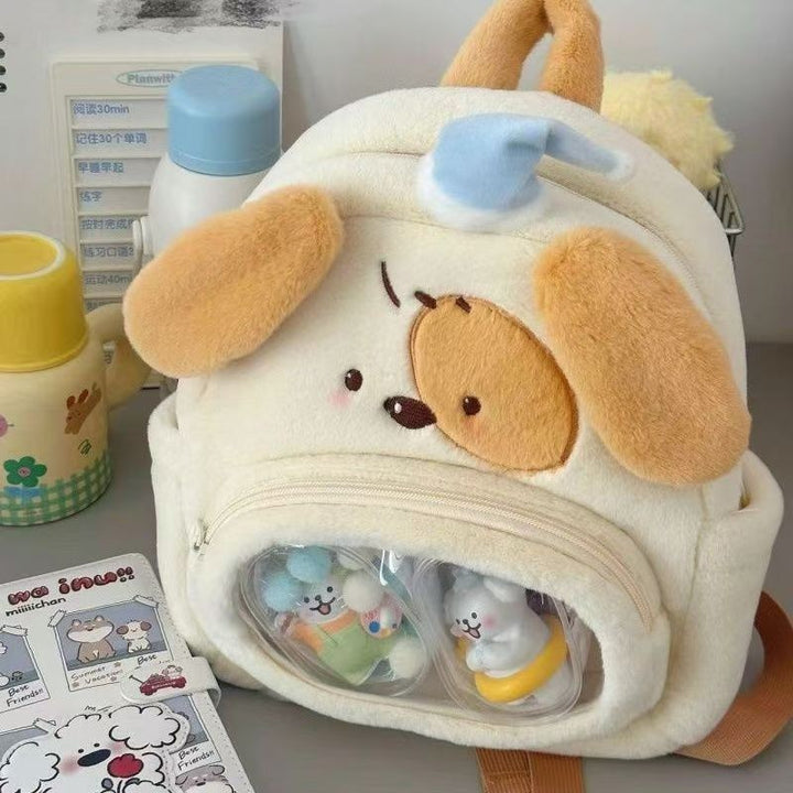 Backpack with Clear Viewing Window and Animal Design Stornfield