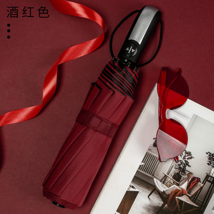 Women's foldable umbrella with 12 sturdy ribs and elegant design Stornfield