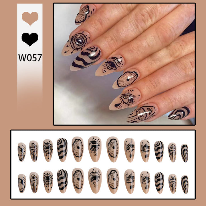 Artful nails with abstract design Stornfield