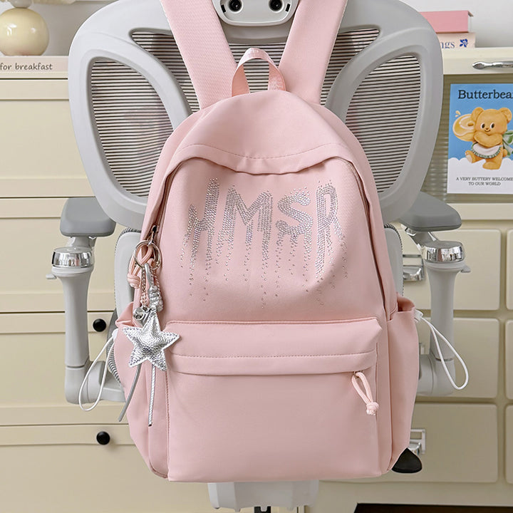 Decorative Rhinestone-Embellished Backpack Stornfield